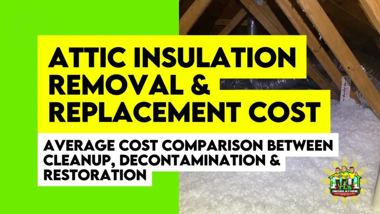 attic insulation removal and replacement cost